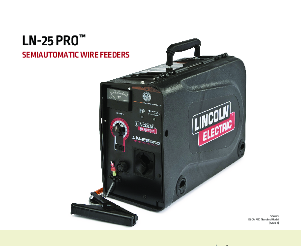 Lincoln Feeder Ln-25 Pro Standard Portable Wire Feeder - Josef Gas