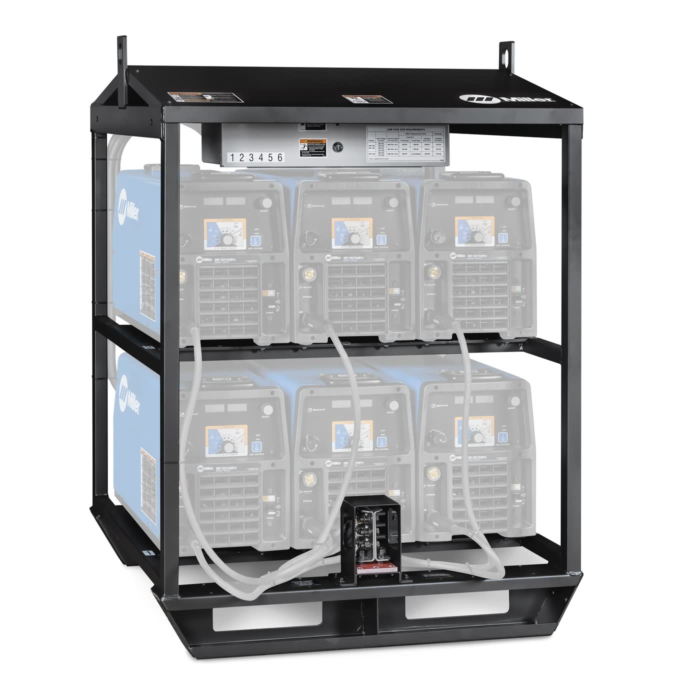 Empty Inverter Rack Miller XMT 6-Pack Inverter Rack (Empty Frame) - Josef Gas