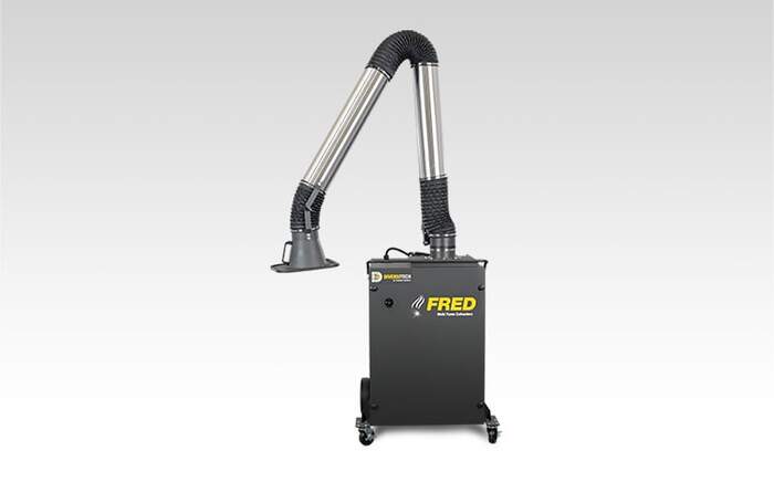 Fred Jr 1.5HP Portable Welding Fume Extractor with 10ft Arm - Josef Gas
