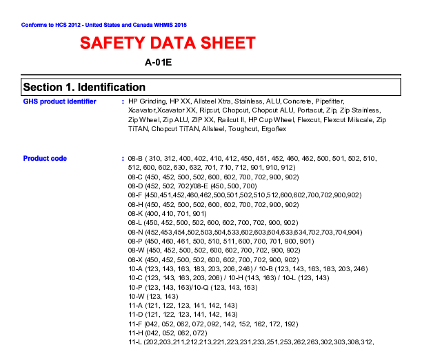 Grind Wheel Walter Hp A24Hps Type 27 Steel 5X1/4X7/8 Josef Gas
