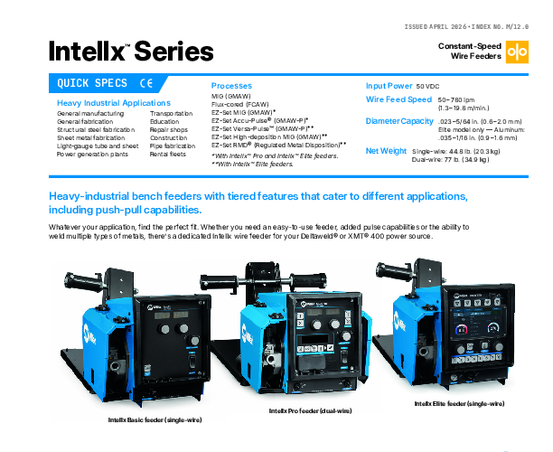 Miller Intellx Elite Dual Feeder for Deltaweld Systems - Josef Gas
