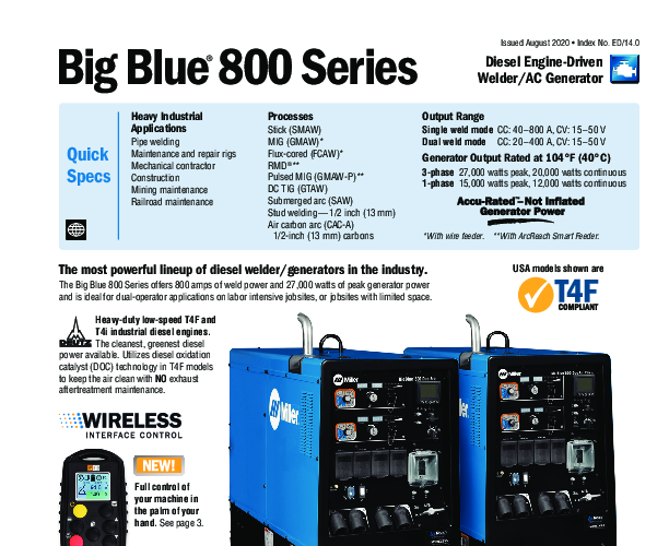 BIG BLUE 800 DUO AIR PAK (DEUTZ) Josef Gas
