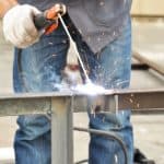Person Stick Welding