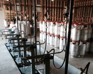 Forklift scales with 33s