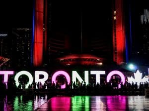 Toronto Neon Sign with Argon Gas