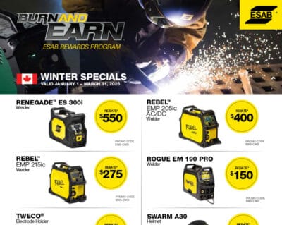 ESAB: Burn & Earn Rebate