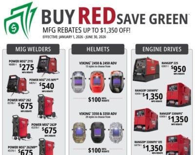 Lincoln Electric Buy Red Save Green
