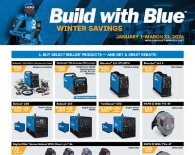 Miller Build With Blue Rebate